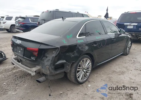 2017 Audi A4 2.0T Premium z USA, uszkodzony, nr VIN WAUFNAF4XHN042747